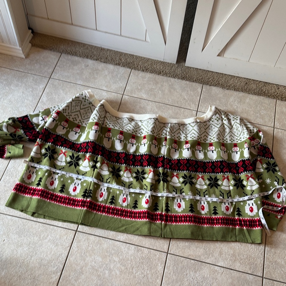 Festive Snowman  Homemade double person Christmas Sweater PatPat Brand